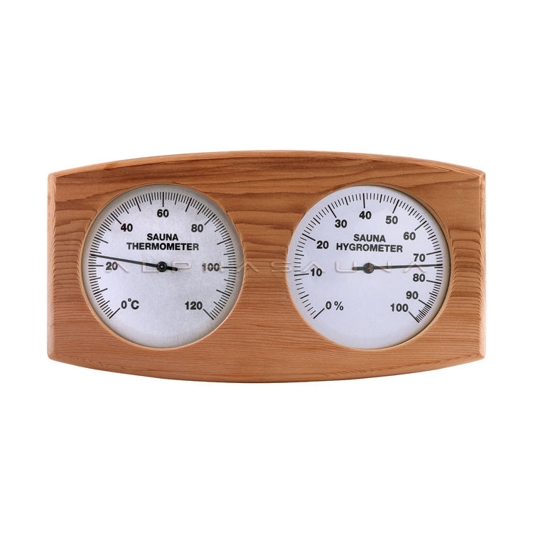 Sauna Thermometer Digital Thermometer Hygrometer For Family For Hotel Sauna Room Travel Essentials-Red Cedar