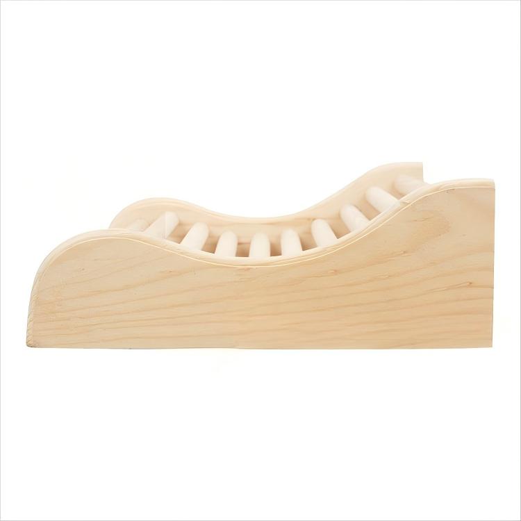 Sauna Headrest Pillow - Premium Wooden Pillow for All Sauna Types | Ergonomic Headrest Support for Infrared, Traditional, Barrel, Steam, Indoor & Outdoor Saunas | Luxury Sauna Accessories