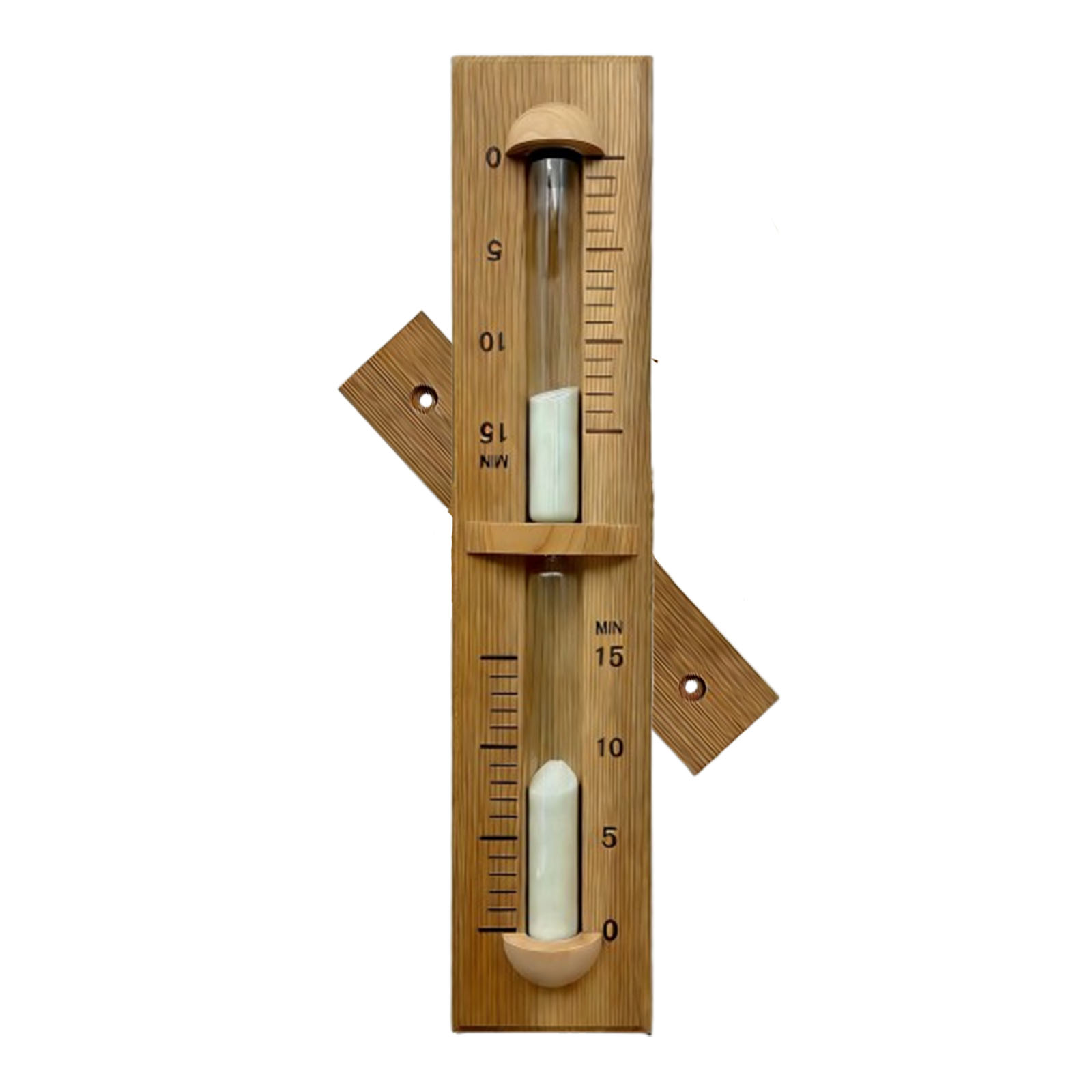 Sauna Sand Timer, 15/20/30 Minute Red Cedar Sauna Hourglass, Heat-Resistant 360° Rotating